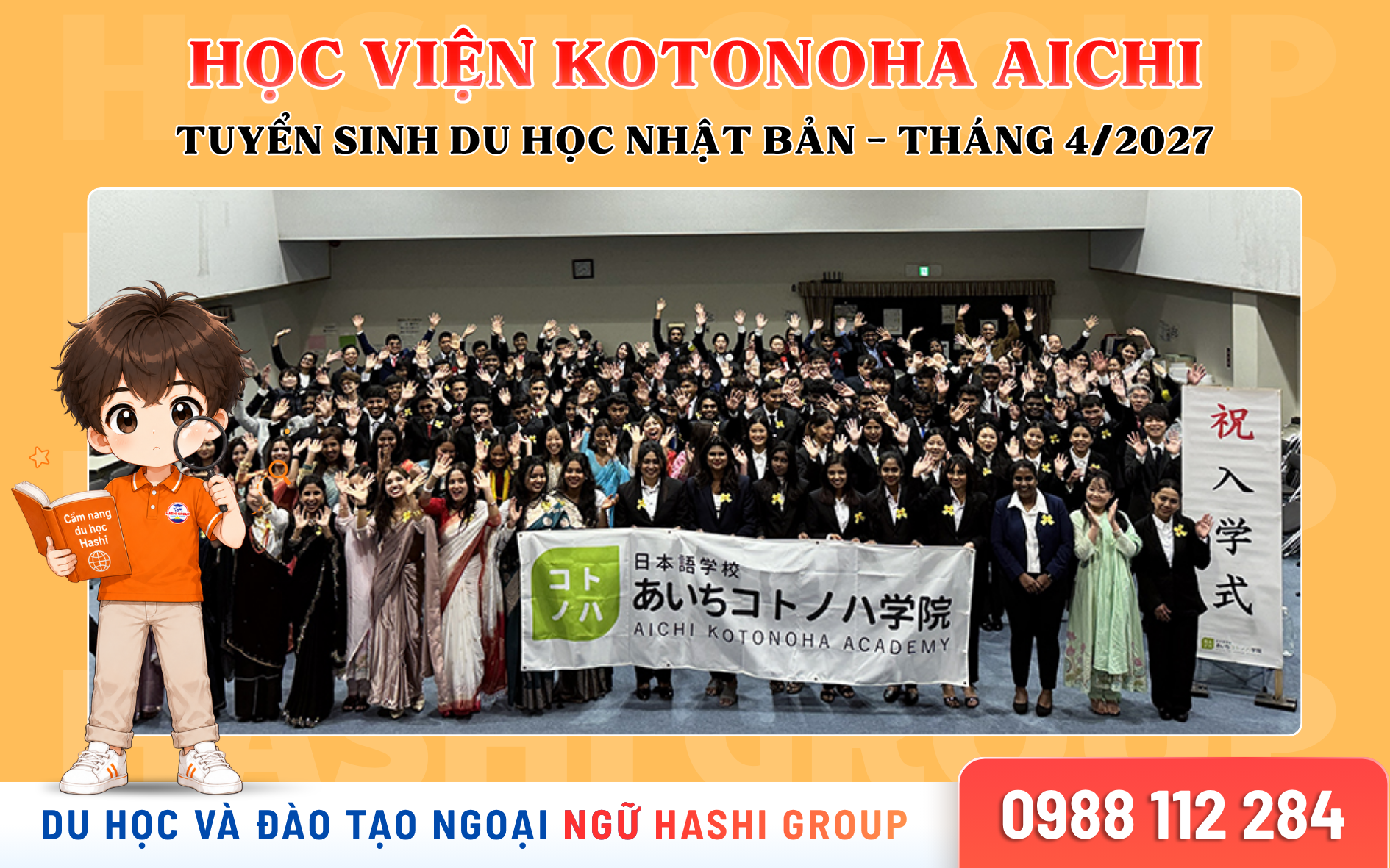 Khám phá Học Viện Kotonoha Aichi: Chi phí, Học bổng và TB tuyển sinh
